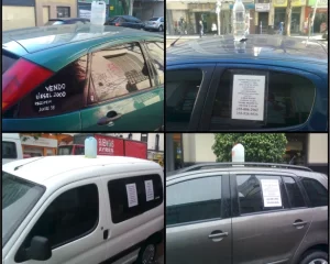 Garrafa no Teto do Carro curiozidade