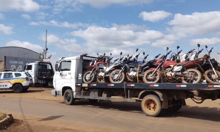 Polícia Militar desarticula quadrilha e recupera 25 motos furtadas entre Uberlândia e Monte Carmelo