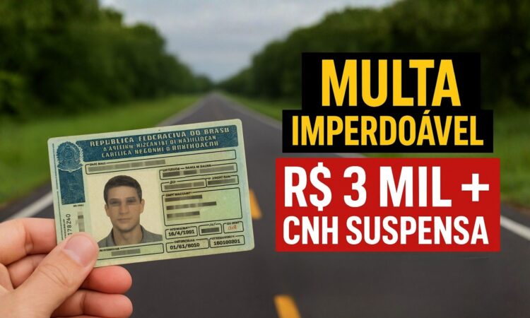 Nova lei de trânsito propõe multa de R$ 3 mil e suspensão de 12 meses da CNH para ultrapassagens perigosas