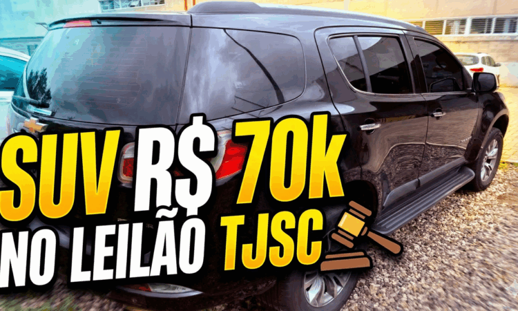 Leilão do Tribunal de Justiça oferece carros e caminhonetes seminovas a partir de R$ 15 mil