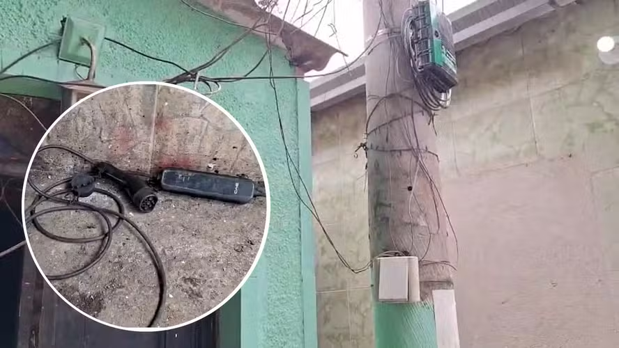 gato para carregar carro eeletrico