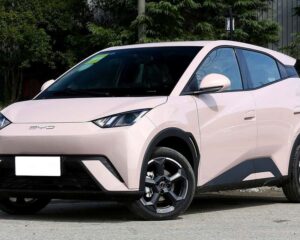 carro mais vendido do brasil BYD Dolphin Mini rosa